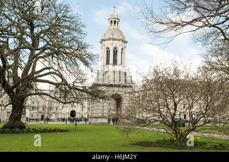 Trinity College Dublin - Campanile Campanile - Dublin, Irlande Banque D'Images