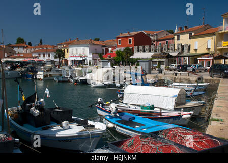 Port de Porec, Istrie, Croatie, Europe Banque D'Images