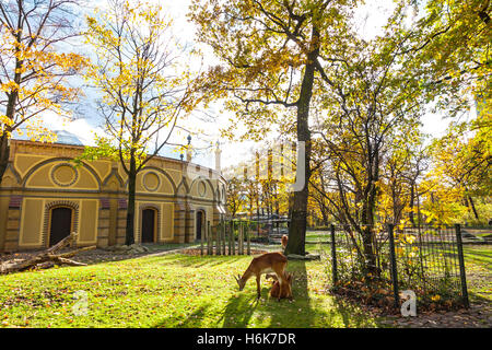 Jardin zoologique de Berlin (Zoologischer Garten Berlin) est le plus ancien et le plus connu en Allemagne zoo Banque D'Images