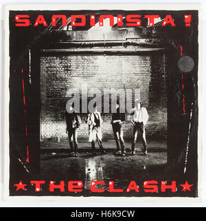 Couverture de 'sandinista', 1980 triple album par The Clash, sur Epic - usage éditorial uniquement Banque D'Images