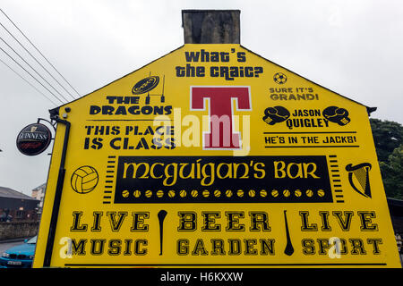 Mcguigans bar à Leadenham, comté de Donegal, Irlande Banque D'Images