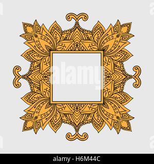 Ornements élégante dentelle Mandala. Ancien ornement motif décoratif. À la main l'Islam, Arabe, Indienne, motifs ottoman, dentelle pend Illustration de Vecteur