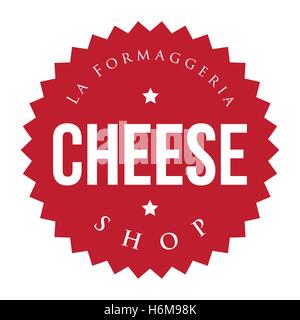 Boutique fromage vintage stamp Illustration de Vecteur