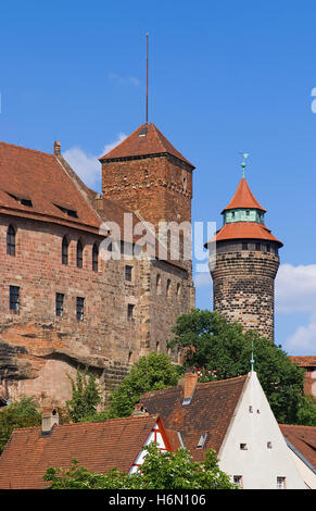 Château impérial de Nuremberg Banque D'Images