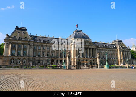 Le palais royal de Bruxelles Banque D'Images