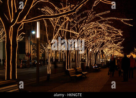 Berlin unter den Linden weihnachten - Berlin sous la tilleuls 0 Noël Banque D'Images