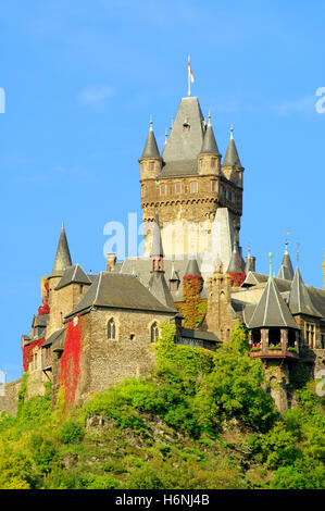Reichsburg cochem - château de Cochem 04 Banque D'Images