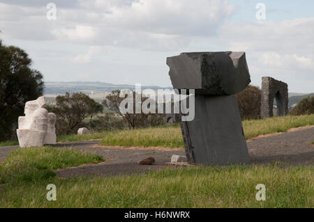 Barossa Sculpture Park (1988) sur Mengler Hill, Barossa Valley, Australie-Méridionale Banque D'Images