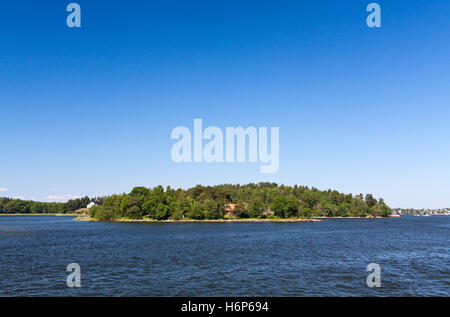 Petite île de l'archipel de Stockholm,vaxholm Banque D'Images