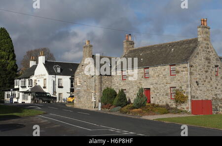 Grantown-on-Spey Scène de rue l'écosse novembre 2013 Banque D'Images