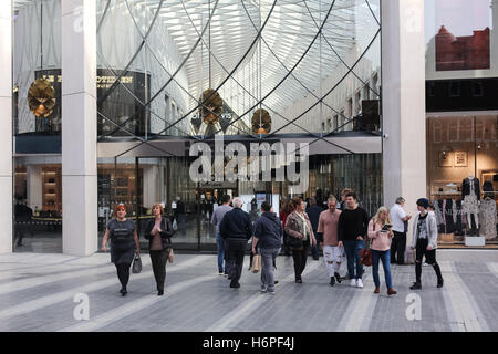 Le centre commercial Victoria Gate à Leeds, West Yorkshire. Banque D'Images