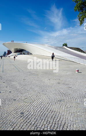 MAAT, Lisbonne, Portugal, nouvelle aile, architectes AL A Banque D'Images
