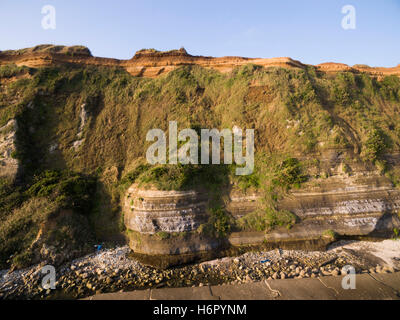Vue aérienne de Byobugaura,Choshi City, préfecture de Chiba, Japon Banque D'Images