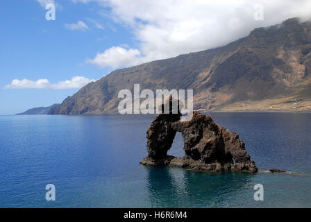 La Roque de Bonanza à El Hierro Banque D'Images