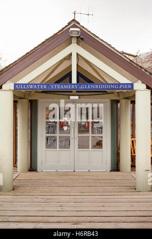 Ullswater Steamers Glenridding Pier, Shap, Lake District, Cumbria, Angleterre Banque D'Images