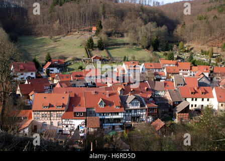 Stolberg dans le Harz Banque D'Images