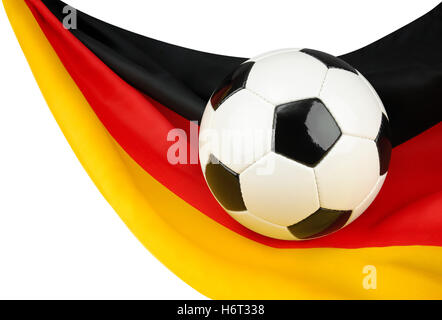 L'Allemagne en fièvre du football Banque D'Images