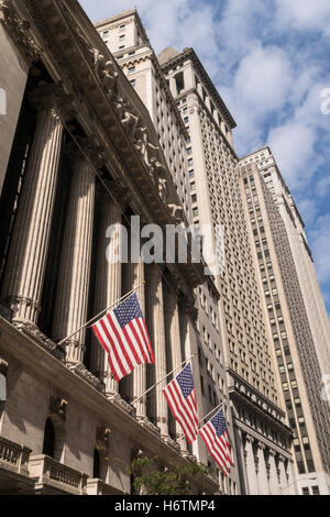 Bourse de New York, NYC Banque D'Images