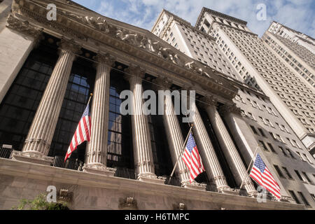 Bourse de New York, NYC Banque D'Images