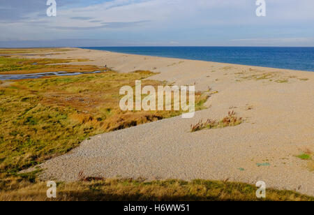 Banque de galets à salthouse, North Norfolk, Angleterre Banque D'Images