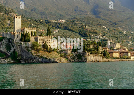 Malcensine Lago di Garda Lac de Garde Banque D'Images