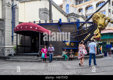 Le Casino, Caudan Waterfront, Port Luis, Maurice Banque D'Images