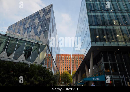 Le numéro un de Manchester Boulevard Spinningfields conception de l'architecture moderne de développement de nouveaux bureaux bureaux du centre-ville Banque D'Images