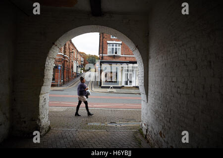 Cheshire village Tarporley ancien bureau de poste fermé High Street joli village animé coeur du Cheshire de luxe qualité luxu Banque D'Images