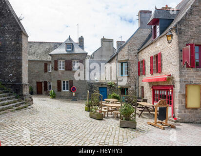 Paysages à Pont-Croix, une commune française, située dans le département du Finistère, dans Britttany France Banque D'Images