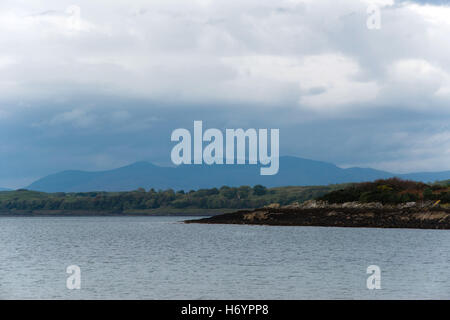 Vue du port appin à Creach Bheinn Banque D'Images