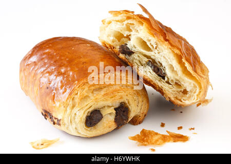 Pain au chocolat Banque D'Images