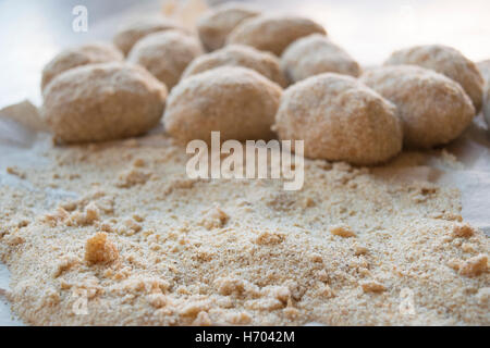 Boules de riz sicilienne Banque D'Images