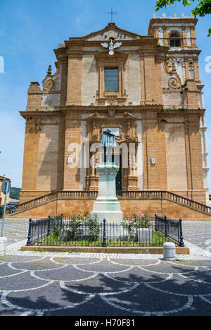 Enna, Sicile, Italie, Piazza Armerina Cathedrale (Cattedrale di Maria Santissima delle Vittorie, Duomo di Piazza Armerina) est une cathédrale catholique romaine Banque D'Images