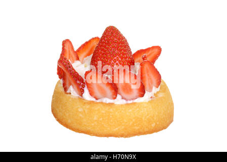 Strawberry Shortcake isolés Banque D'Images