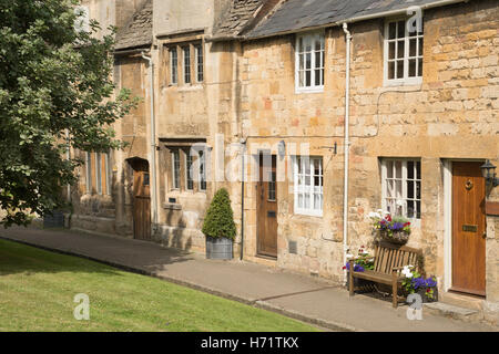 Des maisons résidentielles sur Leysbourne, Chipping Campden Gloucestershire, Angleterre, Royaume-Uni Banque D'Images