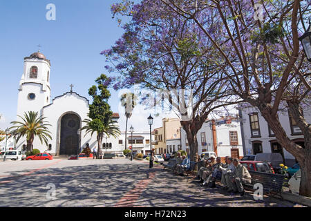 Église de Barlovento sur l'île canarienne de La Palma, Espagne, Europe Banque D'Images