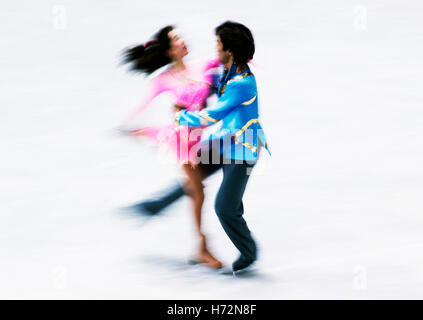 Patineurs artistiques Banque D'Images