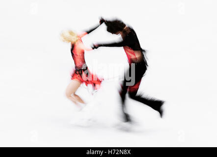 Patineurs artistiques Banque D'Images