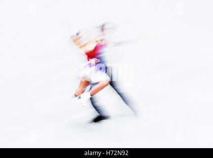 Patineurs artistiques Banque D'Images