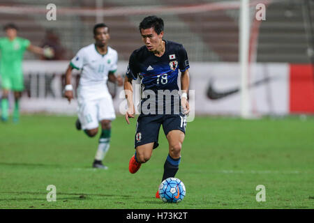 Riffa, Bahreïn. 30Th Oct, 2016. Keita Endo (JPN) Football/soccer : AFC U-19 Championship Bahreïn 2016 match final entre le Japon 0(5-3)0 à l'Arabie saoudite Bahrain National Stadium à Al Manamah, Bahreïn . © AFLO/Alamy Live News Banque D'Images