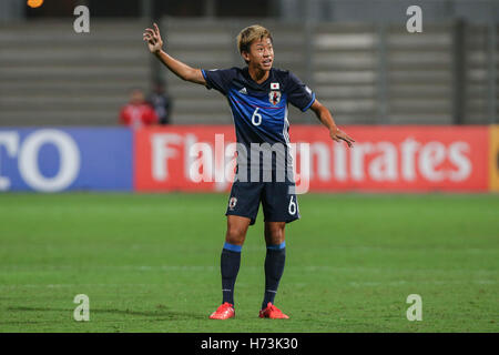 Riffa, Bahreïn. 30Th Oct, 2016. Ryo Hatsuse (JPN) Football/soccer : AFC U-19 Championship Bahreïn 2016 match final entre le Japon 0(5-3)0 à l'Arabie saoudite Bahrain National Stadium à Al Manamah, Bahreïn . © AFLO/Alamy Live News Banque D'Images