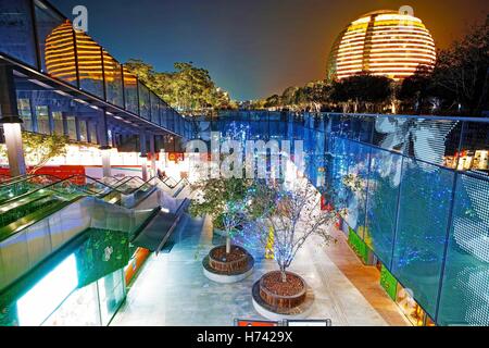 Hangzhou, Chine. 29Th sep 2016. Hangzhou est à se préparer pour le prochain Marathon de Hangzhou qui se tiendra à Hangzhou, capitale de la Chine de l'est la province du Zhejiang, le 6 novembre 2016. Crédit : SIPA Asie/ZUMA/Alamy Fil Live News Banque D'Images