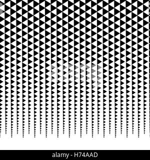 Contexte / demi-teinte reproductible horizontalement fading motif du haut. Illustration de Vecteur