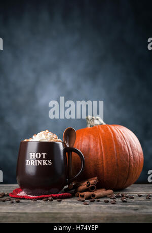 Pumpkin spice latte Banque D'Images