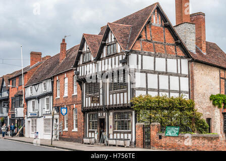 Nash's House et New place à Stratford-upon-Avon, Warwickshire, Angleterre, Royaume-Uni Banque D'Images