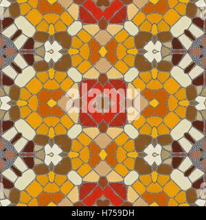 Transparente Jaune 600x600. Nouvelle seamless texture de tissu abstrait. Texture tuile arabe avec des ornements géométriques. Oriental Texture Banque D'Images