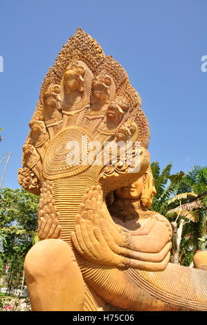 Angkor Wat naga Banque D'Images