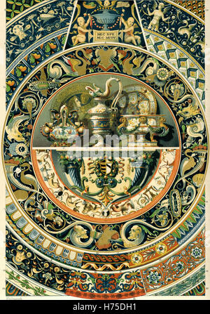 Ornamentenschatz 1887 Peinture et sculpture : Renaissance italienne Banque D'Images