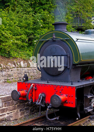 Locomotive à vapeur Seigneur Phil à Matlock, Gare sur la rampe de Fer à pointe préservée Derbyshire England UK Banque D'Images