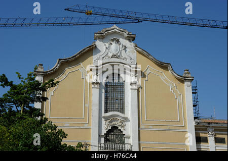 Carlos Lopez Pavilion, ancien bâtiment de la restauration de l'Parque Edouardo VII, parc Édouard VII, Lisboa, Lisbonne, Portugal Banque D'Images